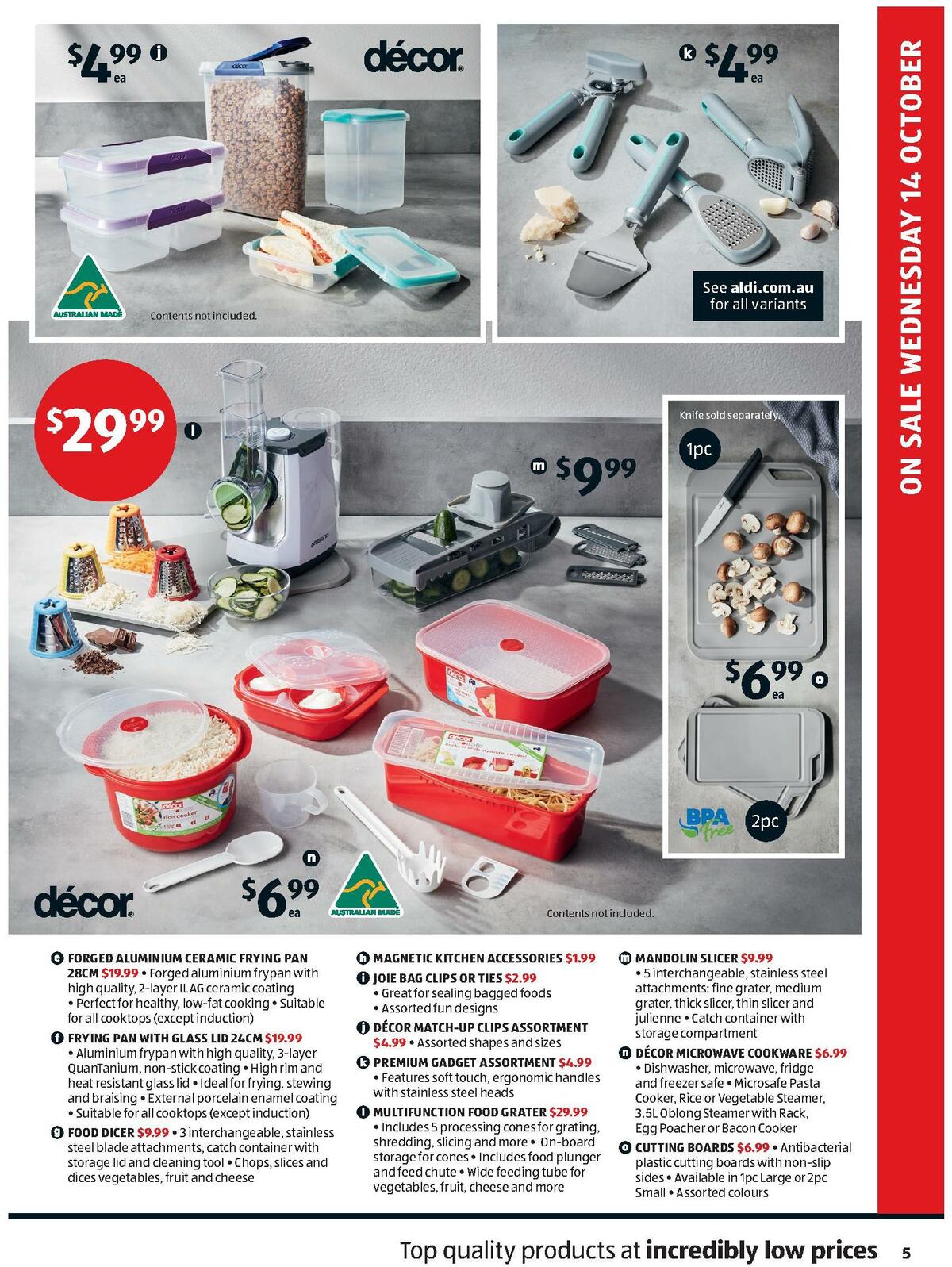 ALDI Catalogues from 14 October
