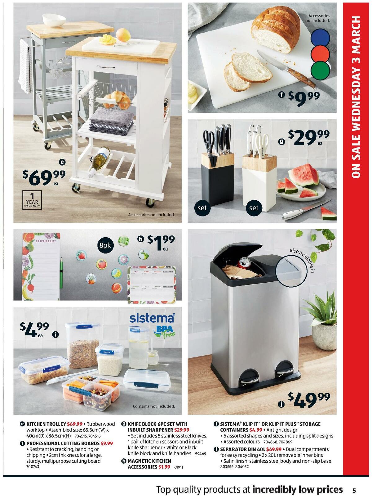 ALDI Catalogues from 3 March