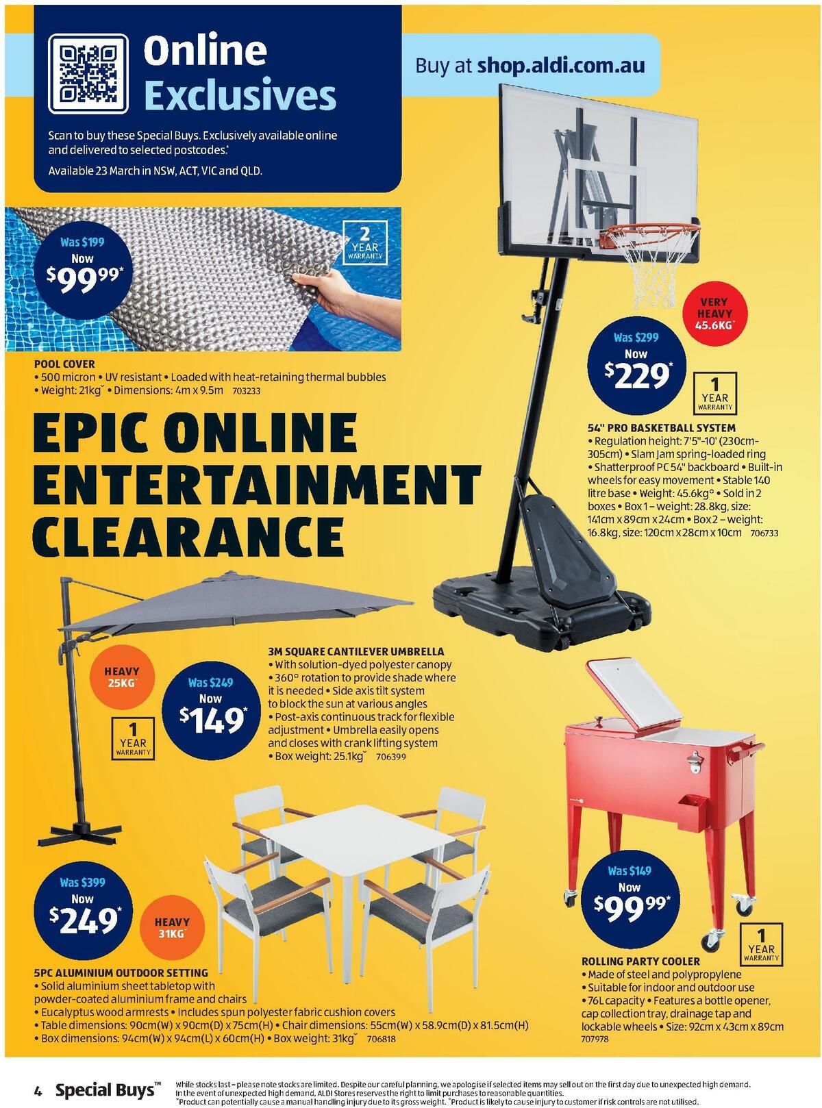 ALDI Catalogues from 23 March