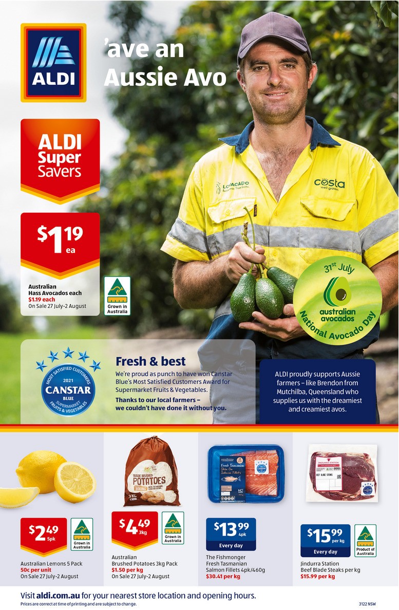 ALDI Catalogues from 3 August
