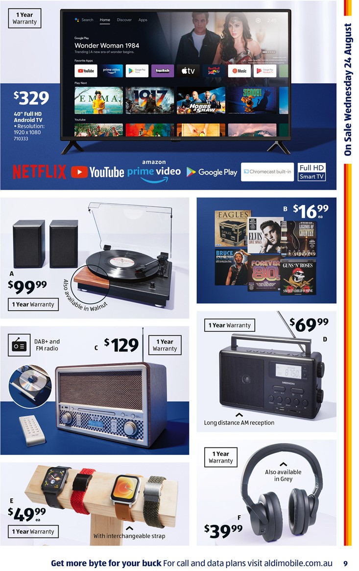 ALDI Catalogues from 24 August