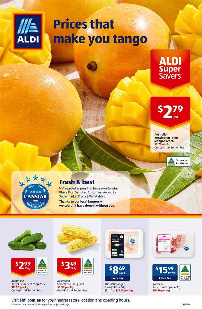 ALDI Catalogues from 28 September