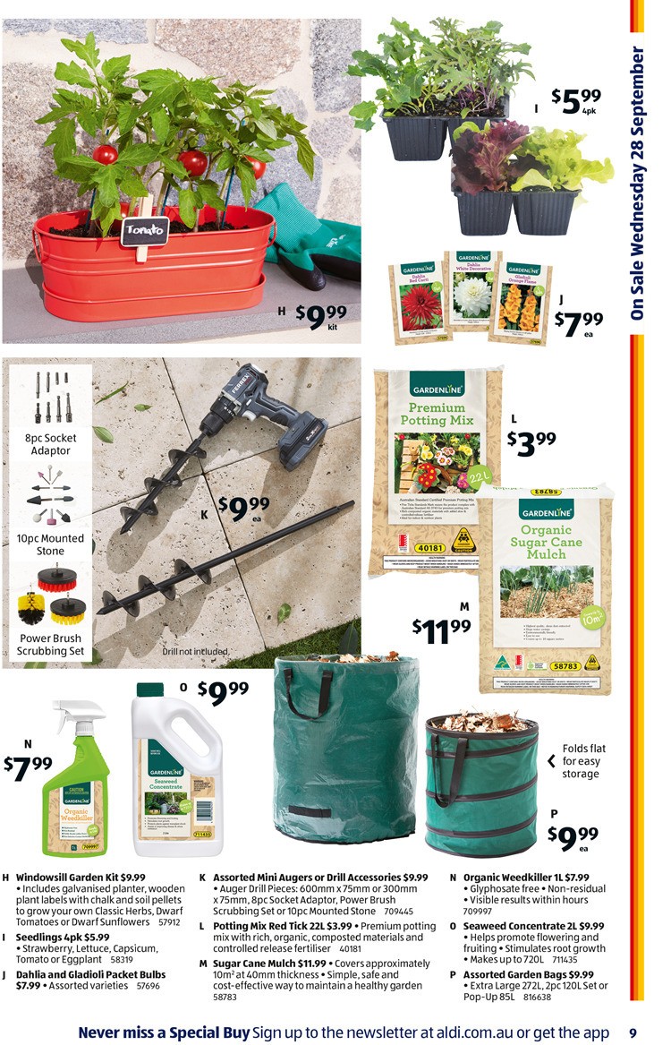 ALDI Catalogues from 28 September