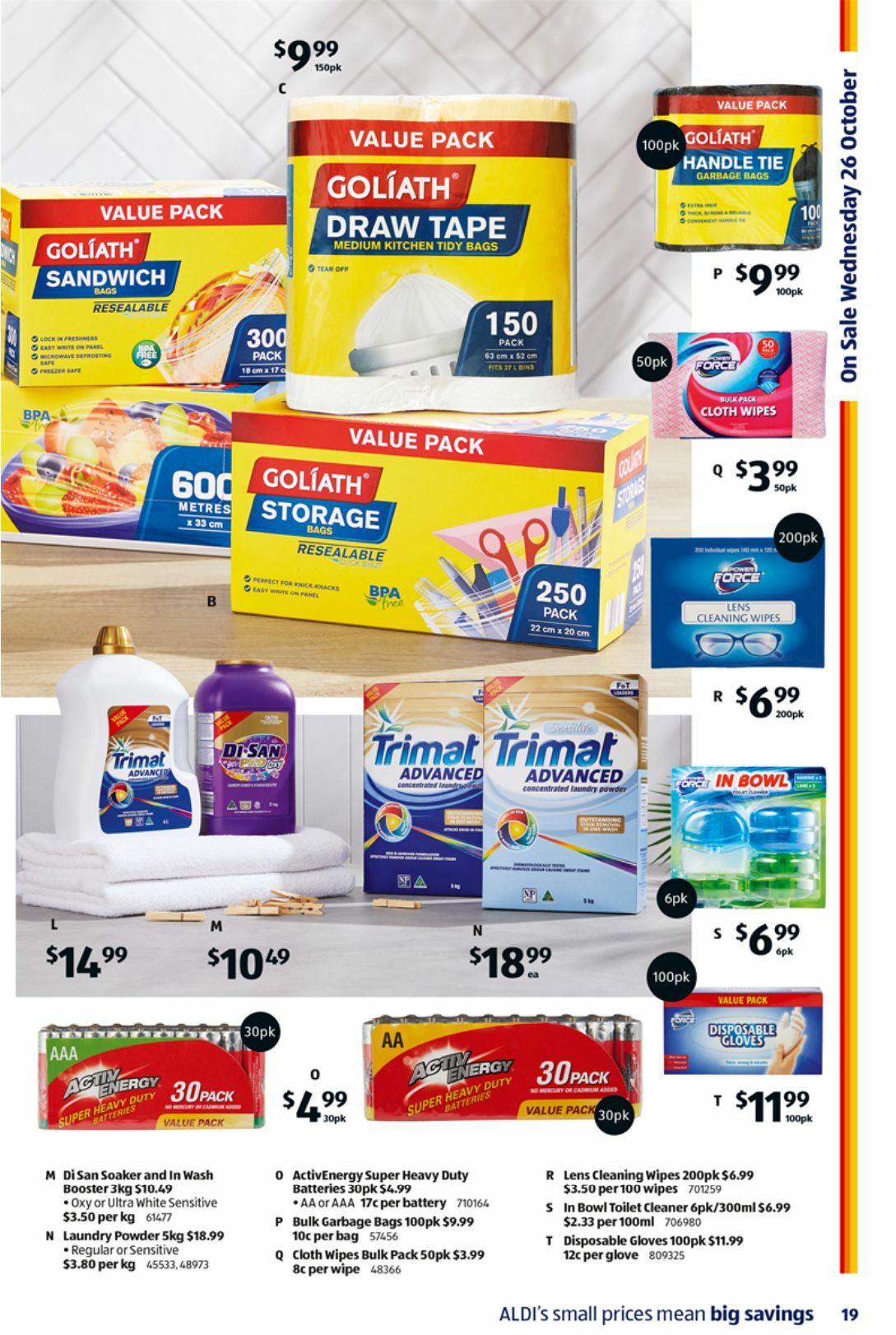 ALDI Catalogues from 26 October