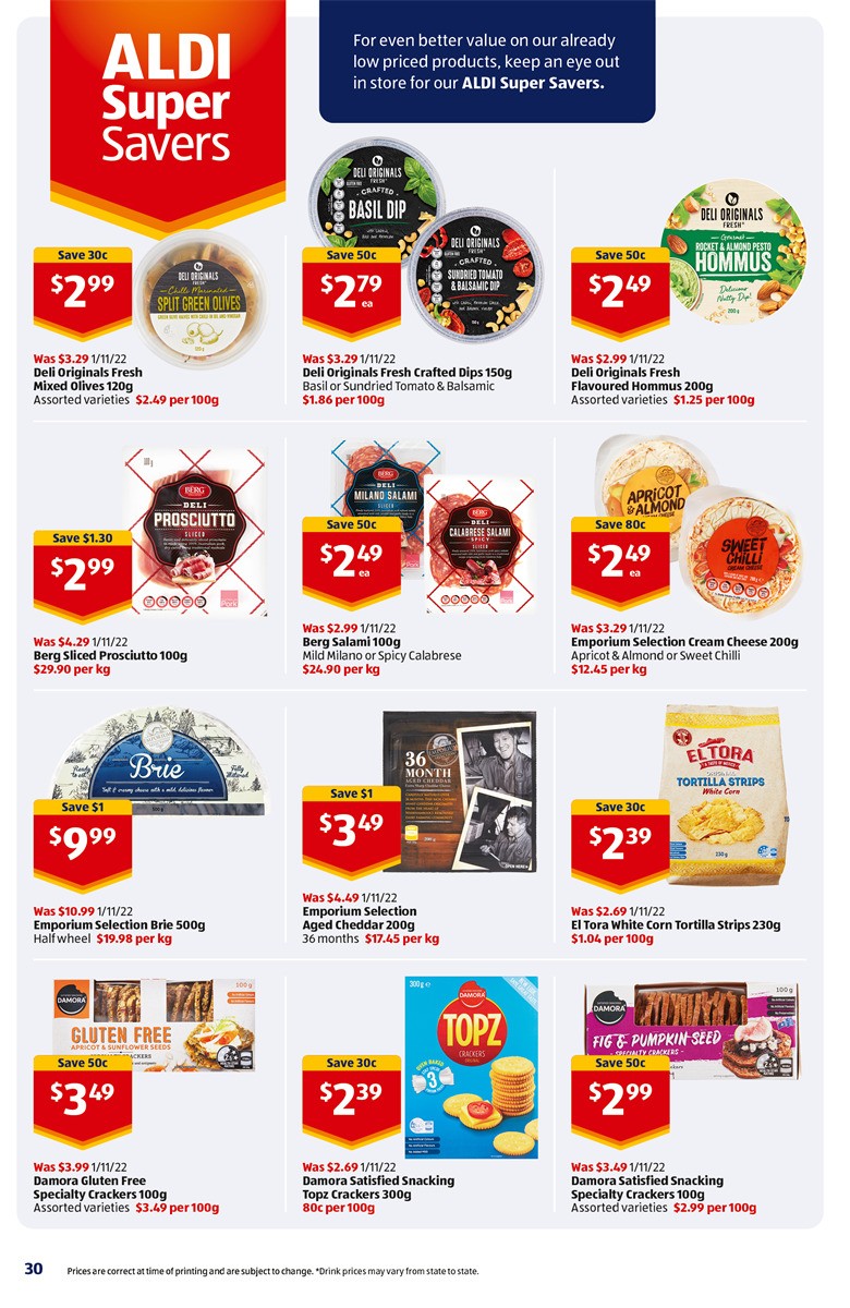 ALDI Catalogues from 23 November