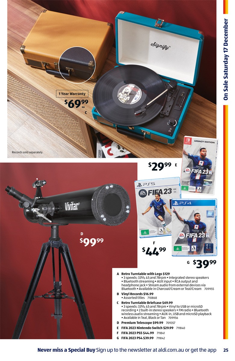 ALDI Summer Catalogues from 1 December