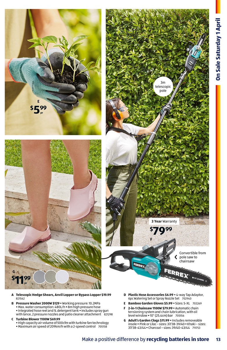 ALDI Catalogues from 29 March