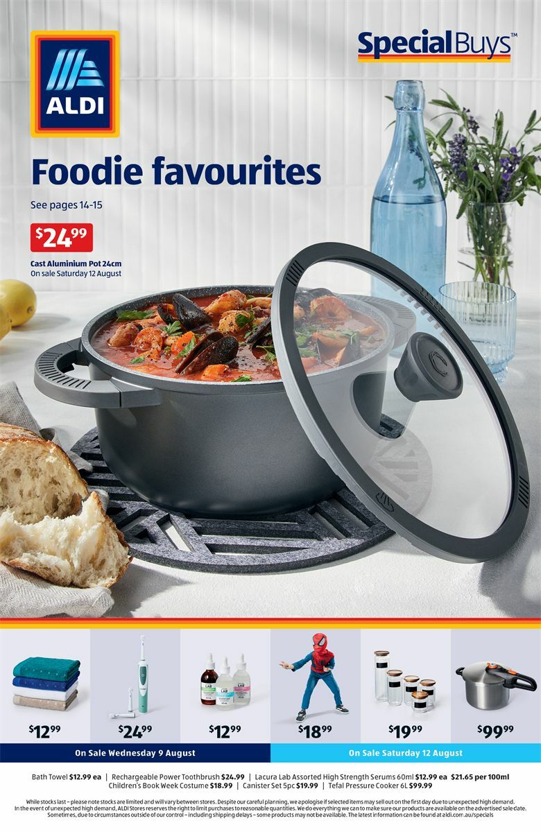 ALDI Catalogues from 9 August