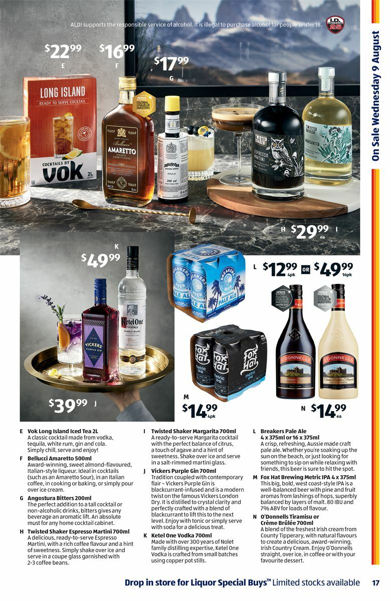 ALDI Catalogues from 9 August