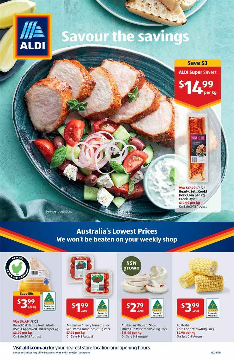 ALDI Catalogues from 9 August