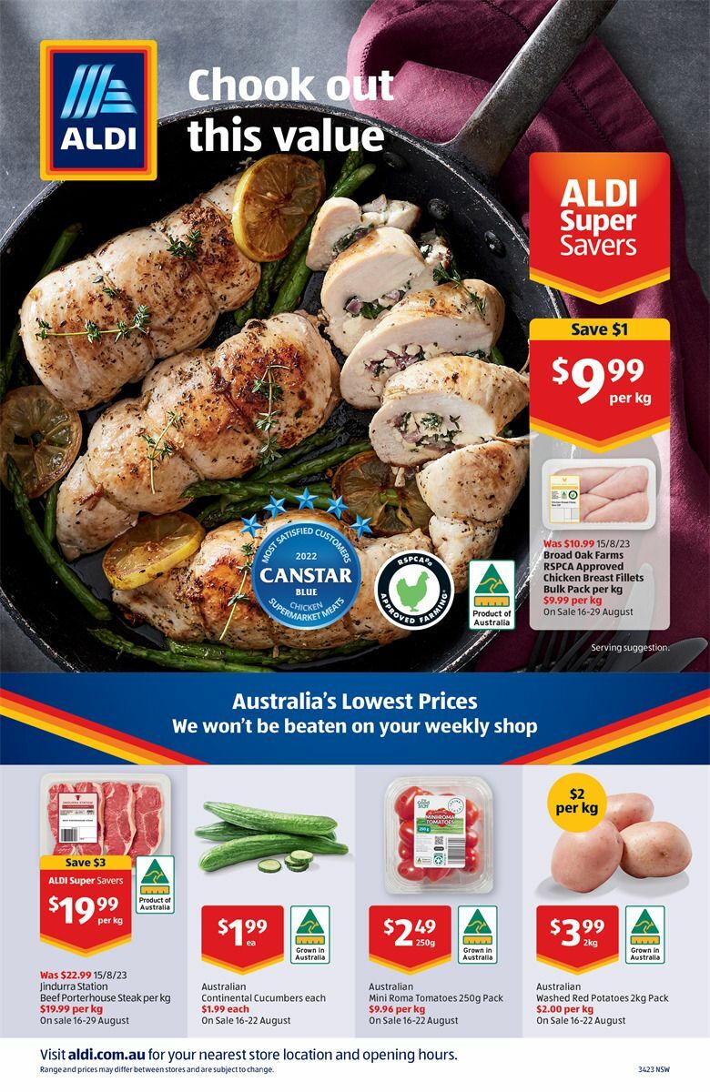 ALDI Catalogues from 23 August