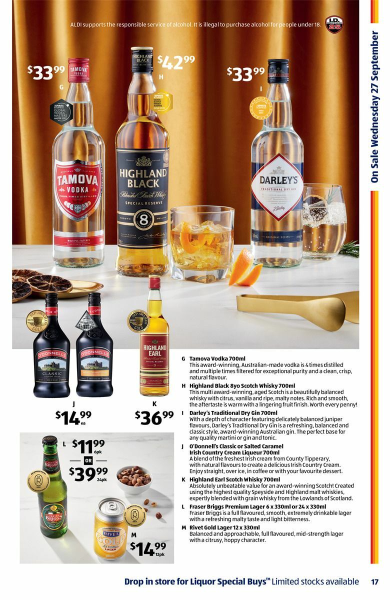 ALDI Catalogues from 27 September