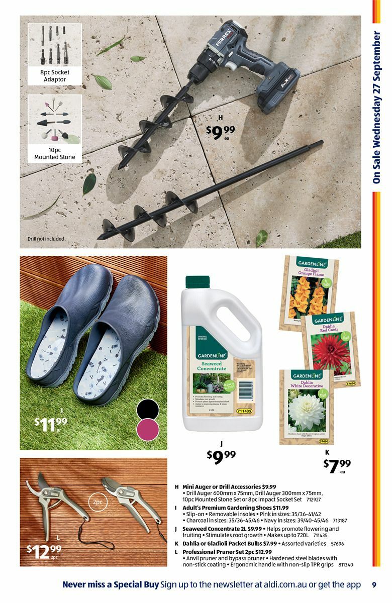 ALDI Catalogues from 27 September