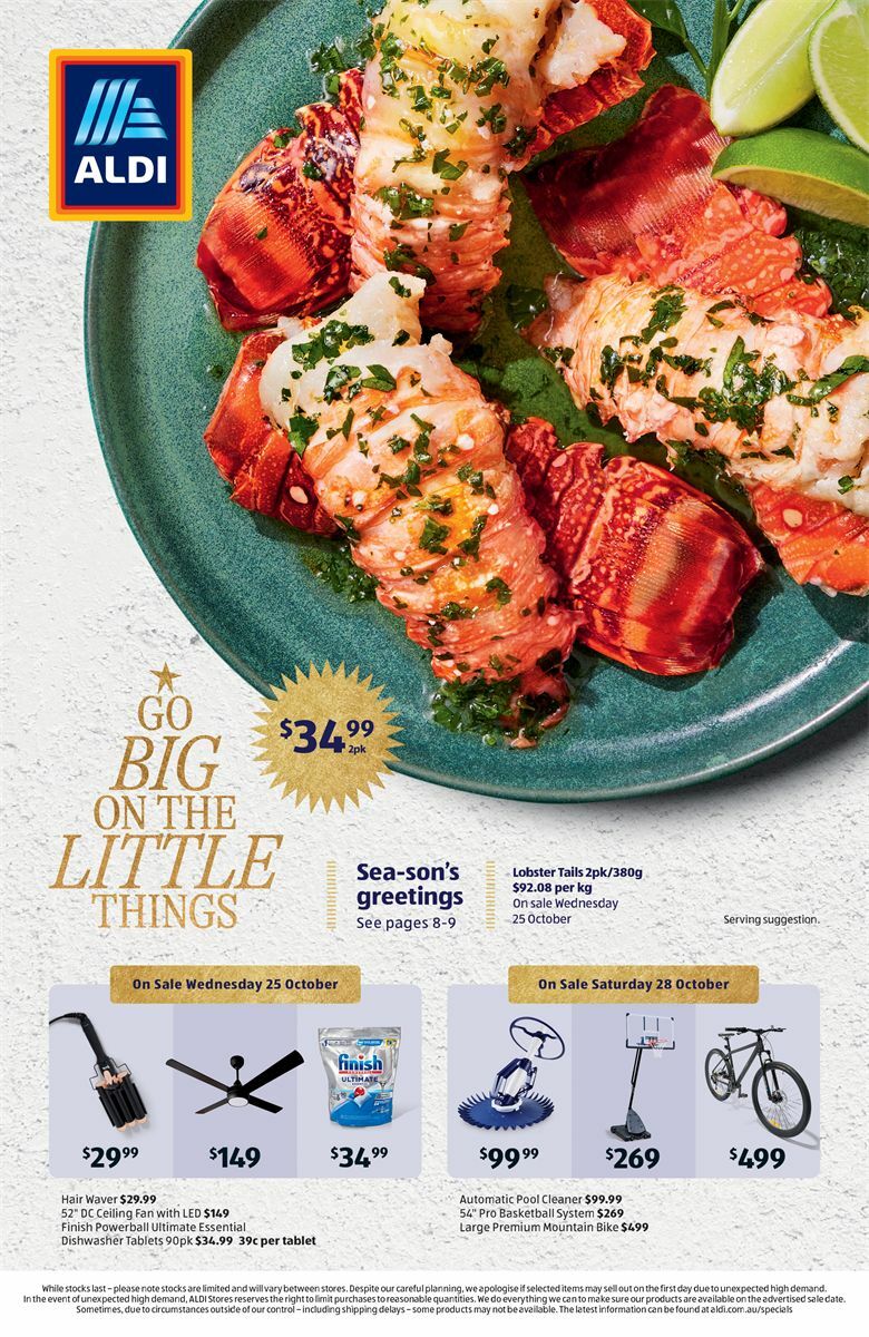 ALDI Catalogues from 25 October