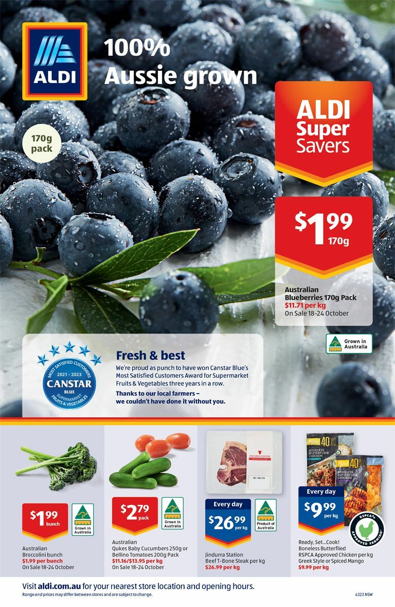ALDI Catalogues from 25 October