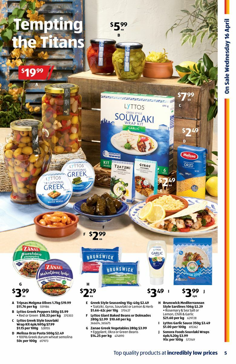 ALDI Catalogues from 16 April
