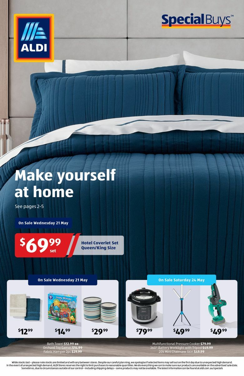ALDI Catalogues from 21 May