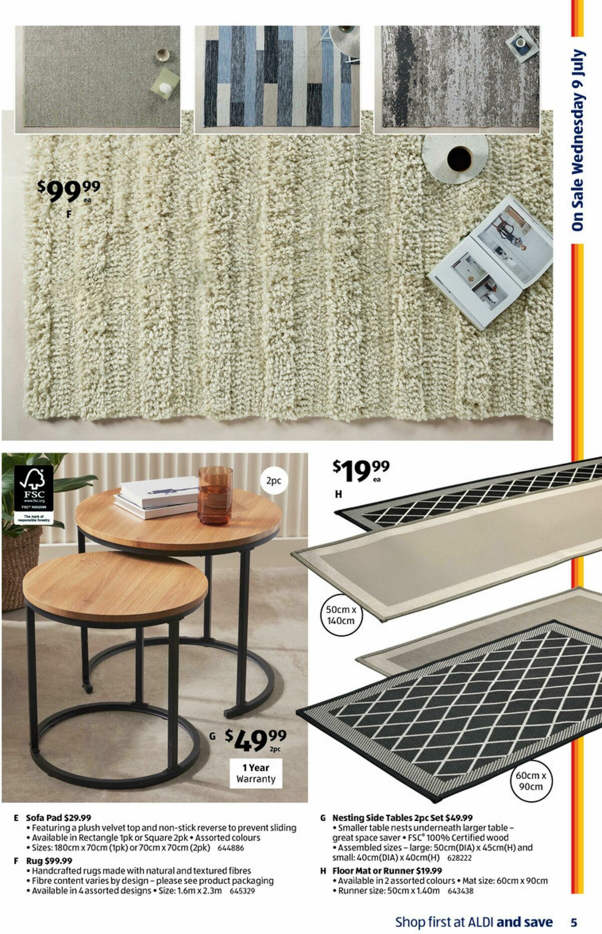 ALDI Catalogues from 9 July