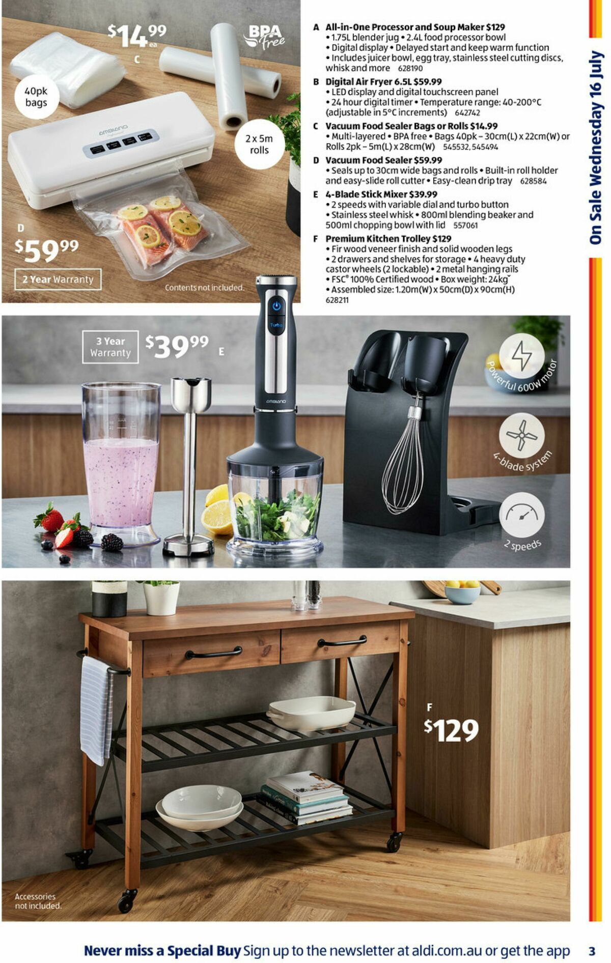 ALDI Catalogues from 16 July