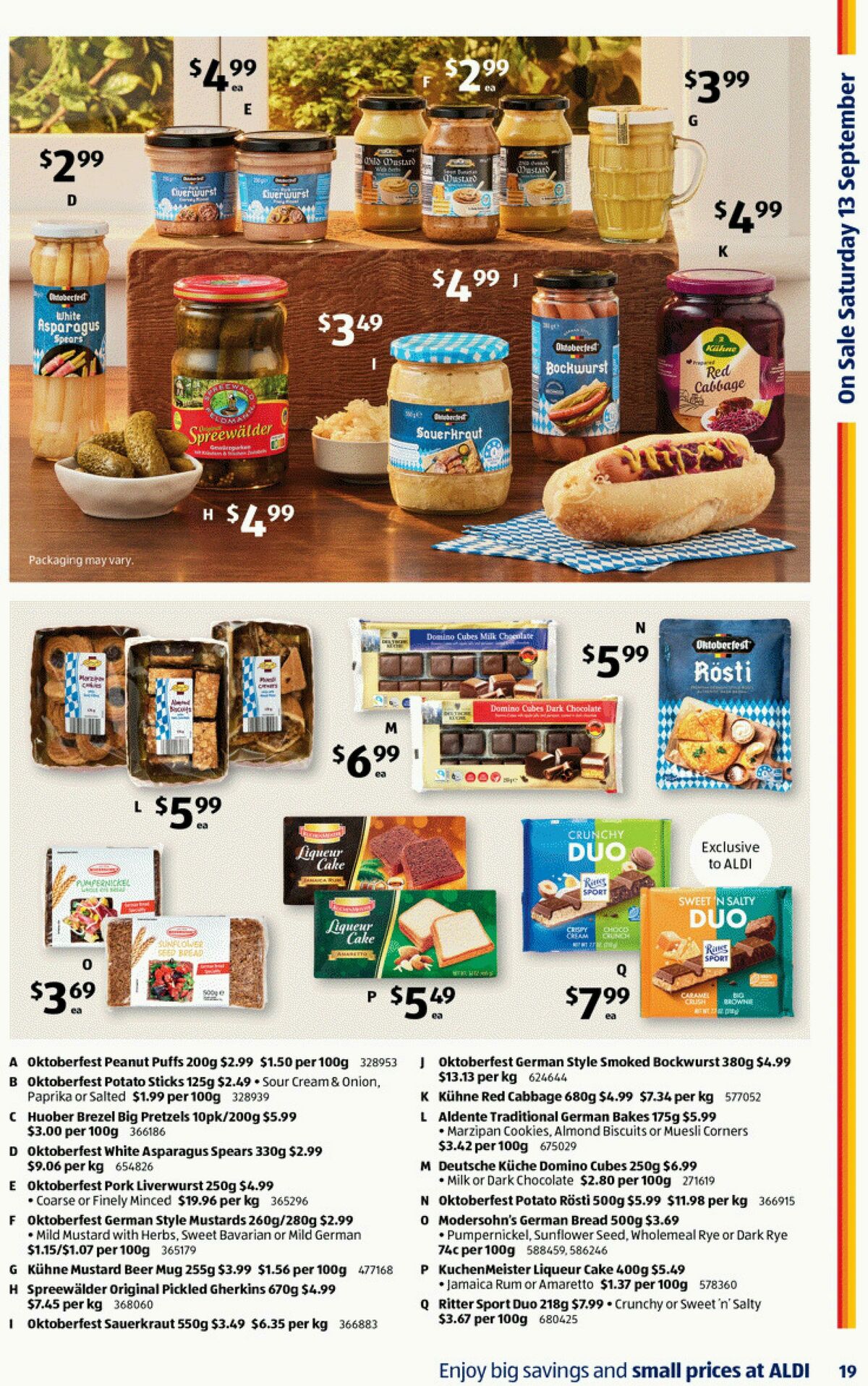 ALDI Catalogues from 10 September