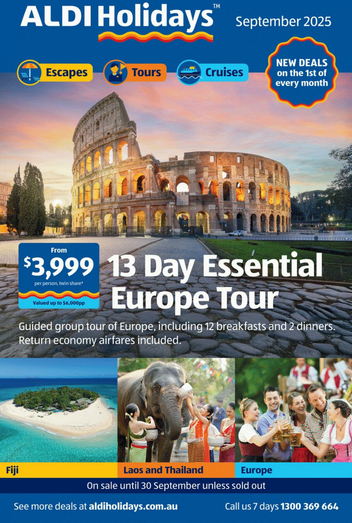 ALDI Holidays Catalogues from 3 September