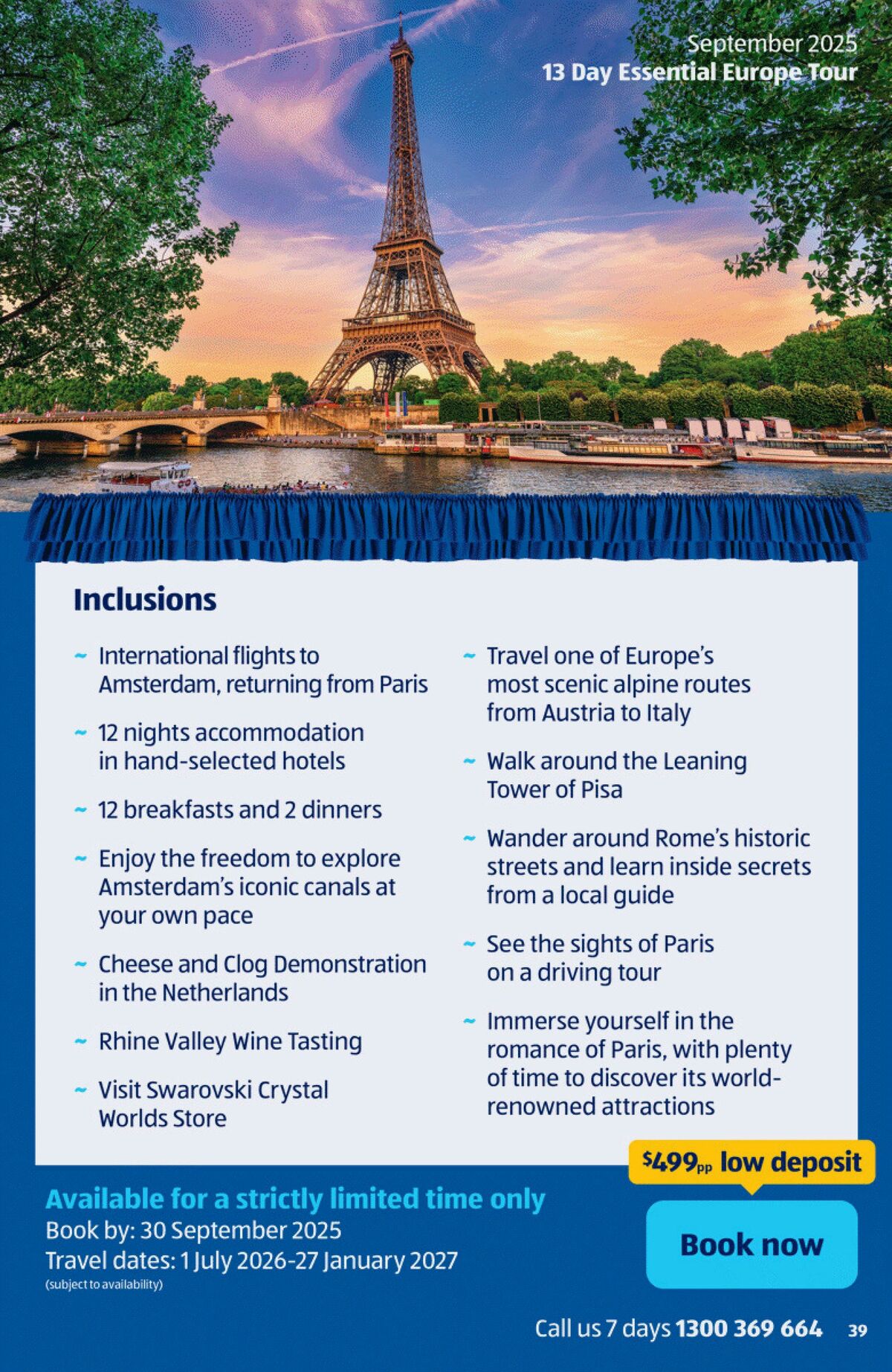 ALDI Holidays Catalogues from 3 September