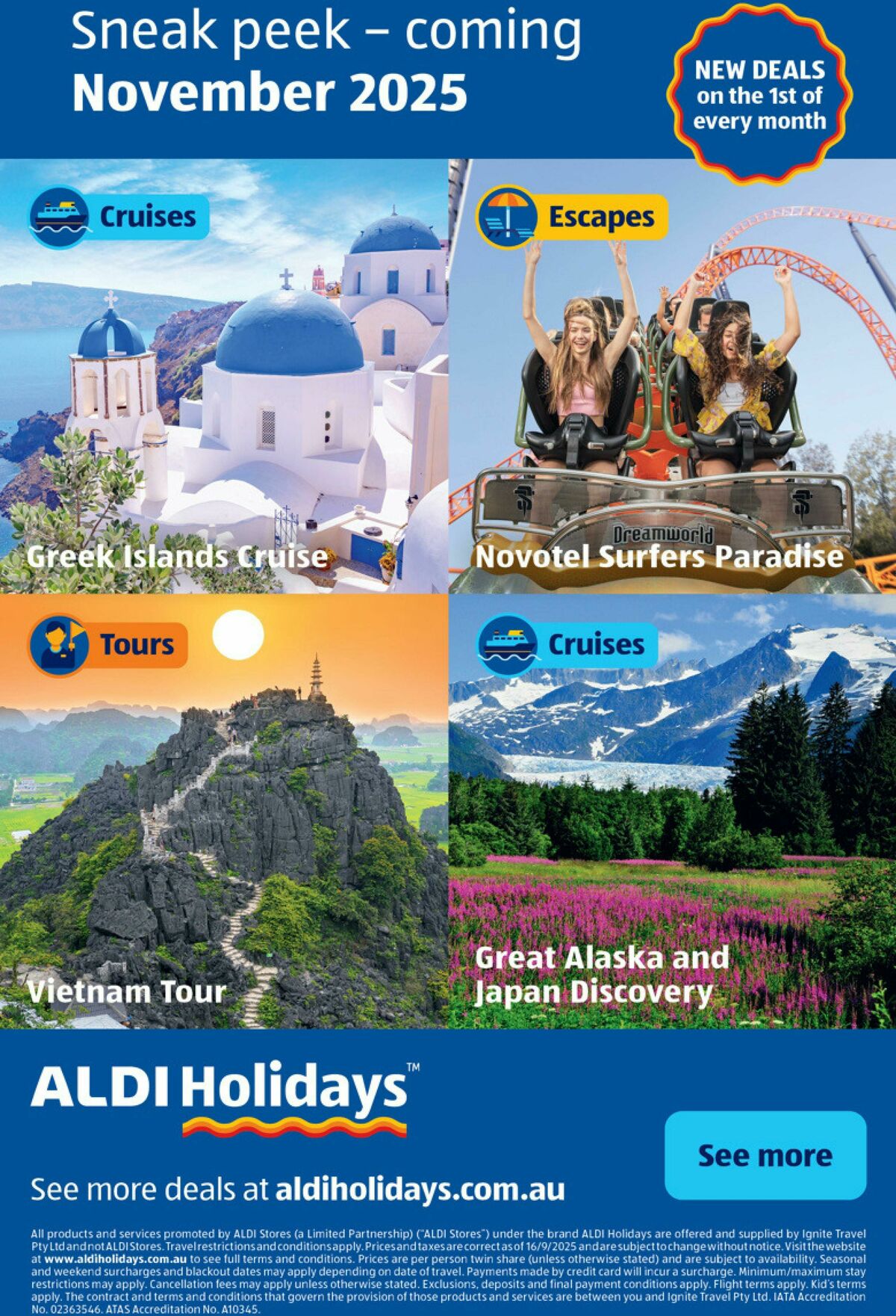 ALDI Holidays Catalogues from 8 October