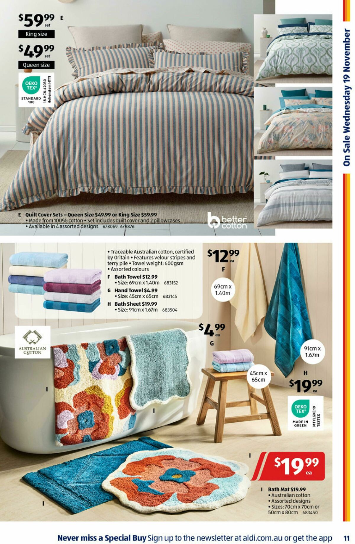 ALDI Catalogues from 19 November