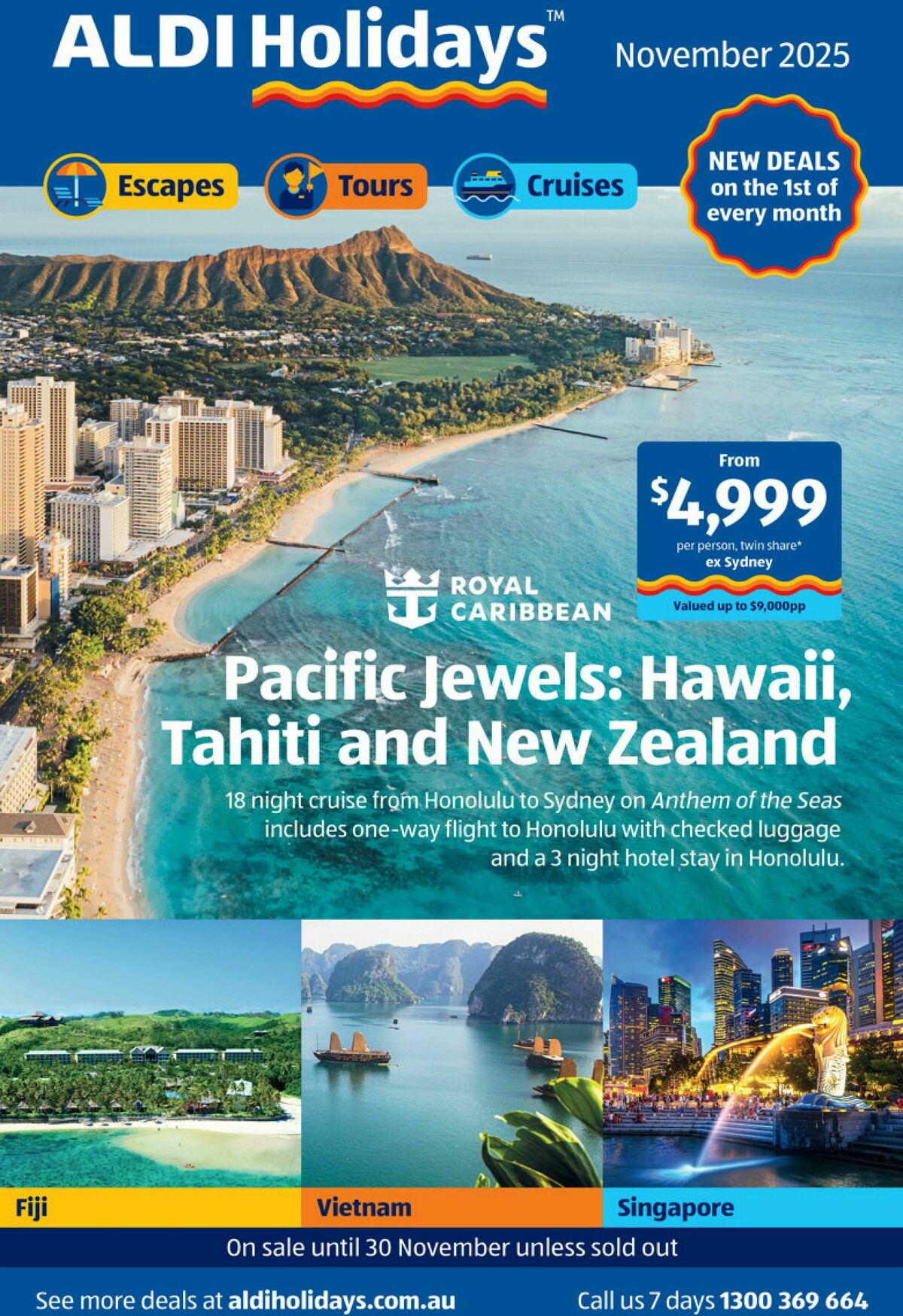 ALDI Holidays Catalogues from 10 November