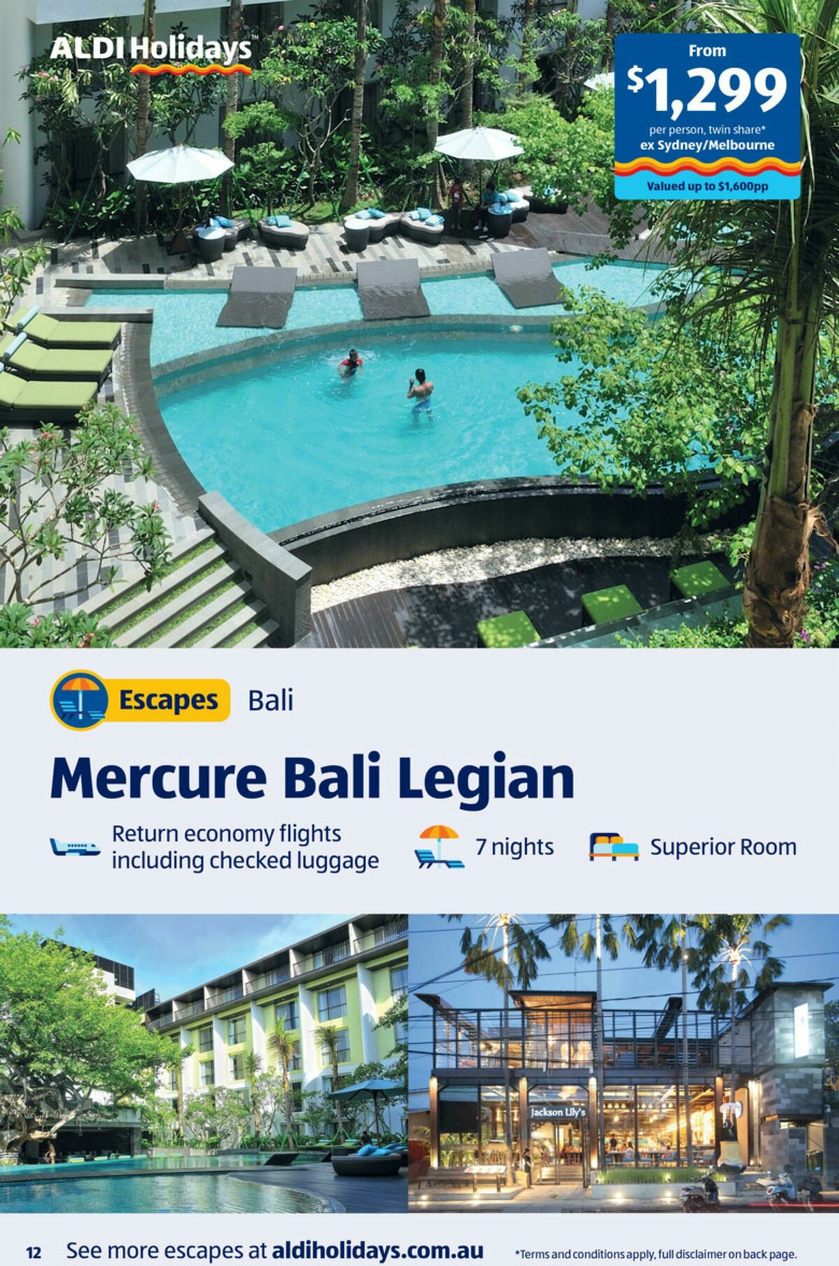 ALDI Holidays Catalogues from 10 November