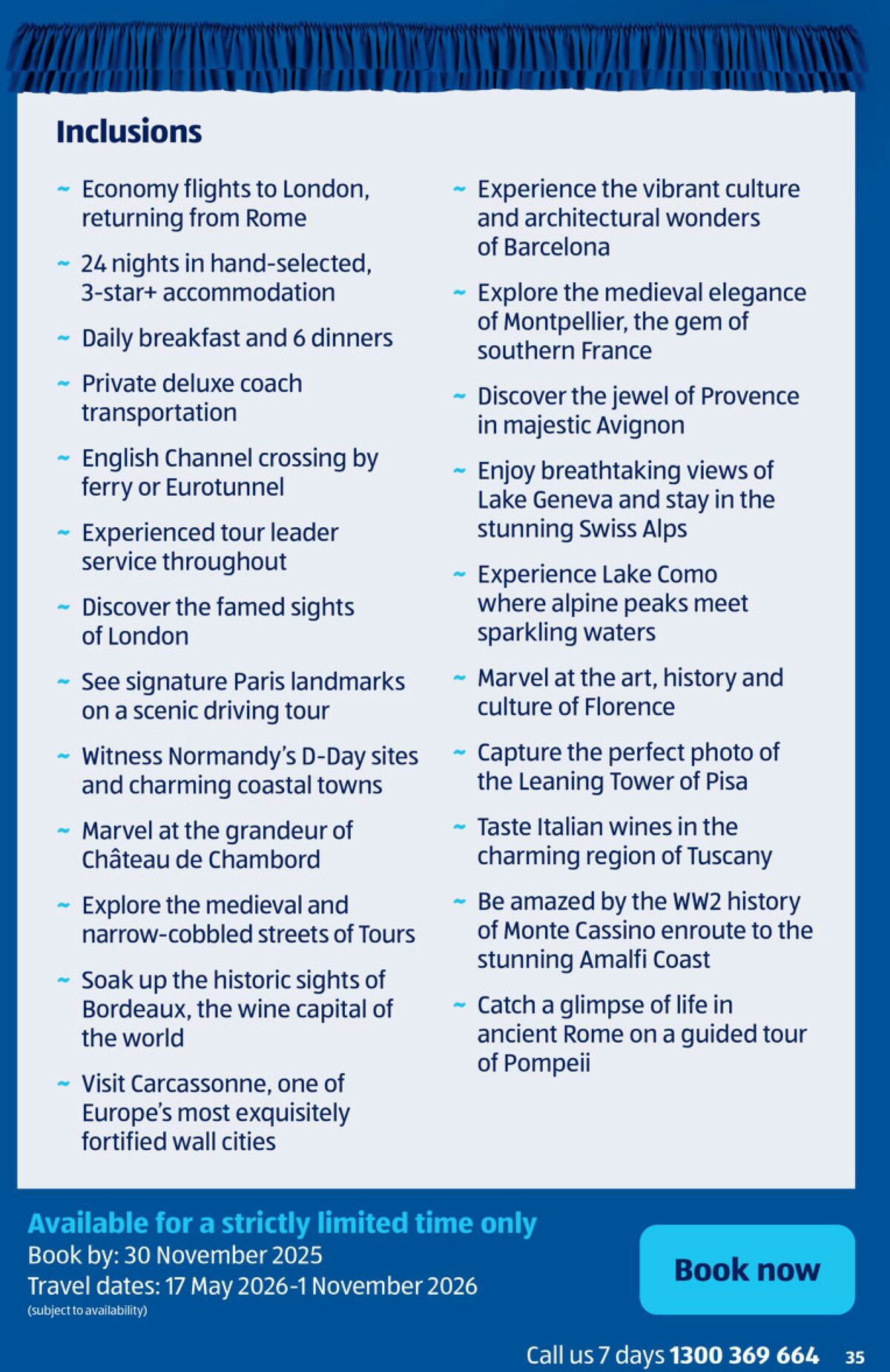 ALDI Holidays Catalogues from 10 November