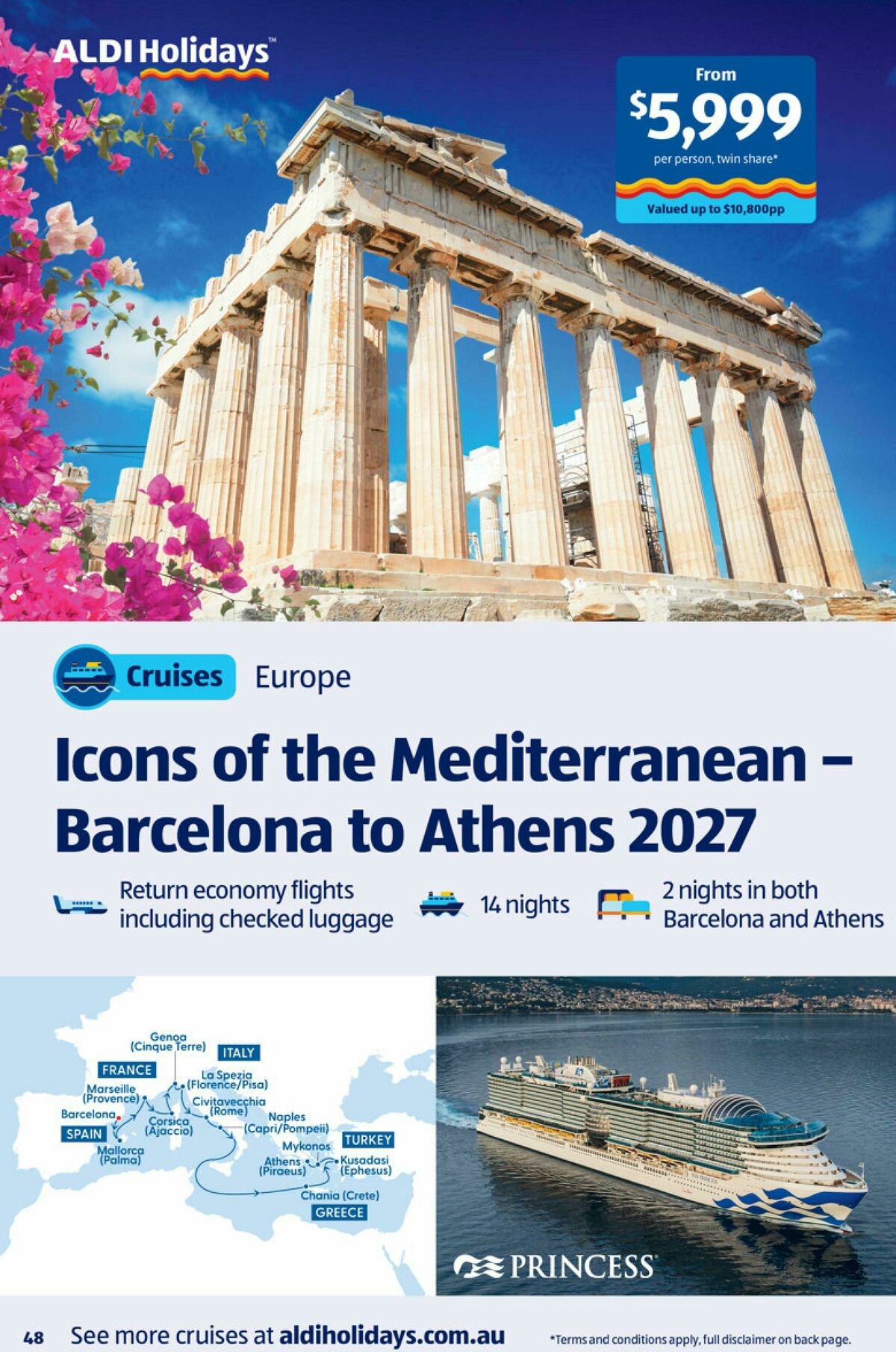 ALDI Holidays Catalogues from 8 December