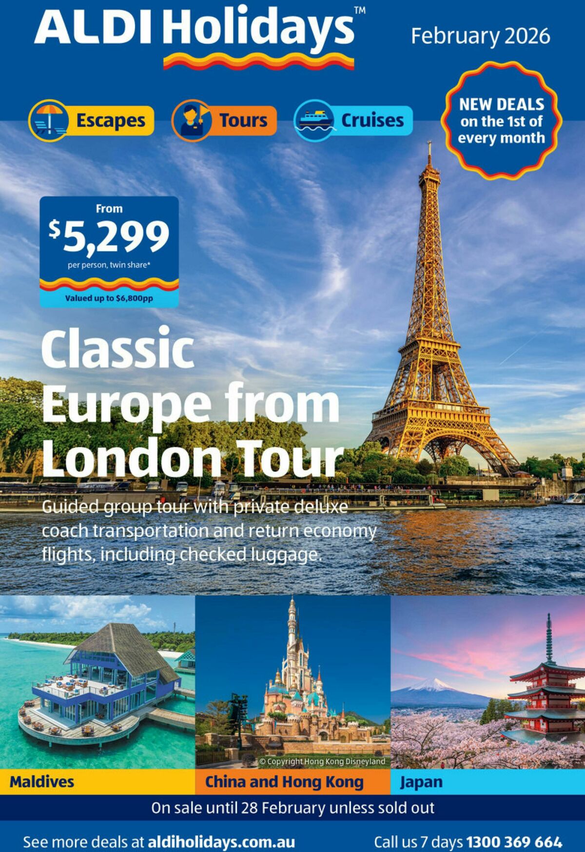 ALDI Holidays February Deals Catalogues from 4 February