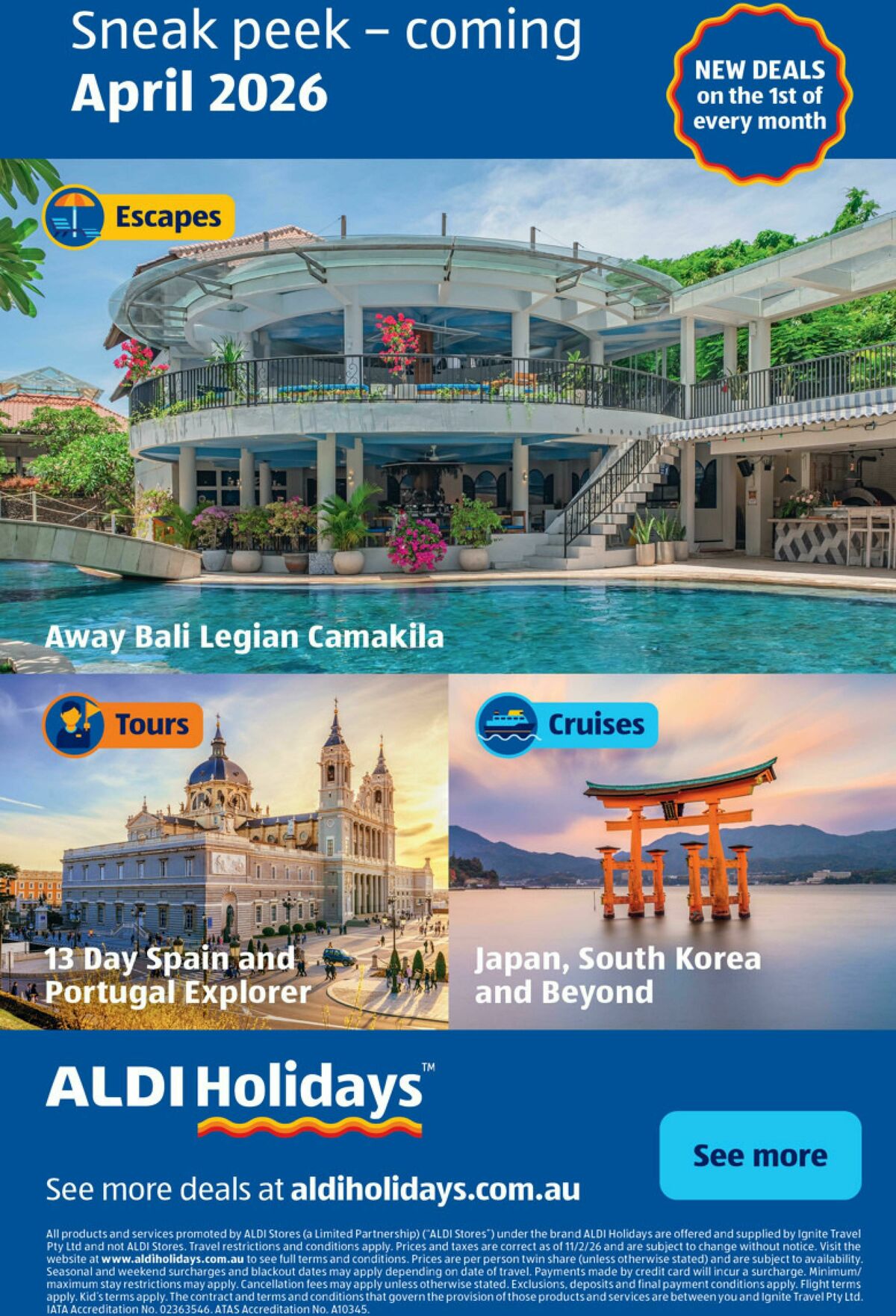 ALDI Holidays March Deals Catalogues from 3 March