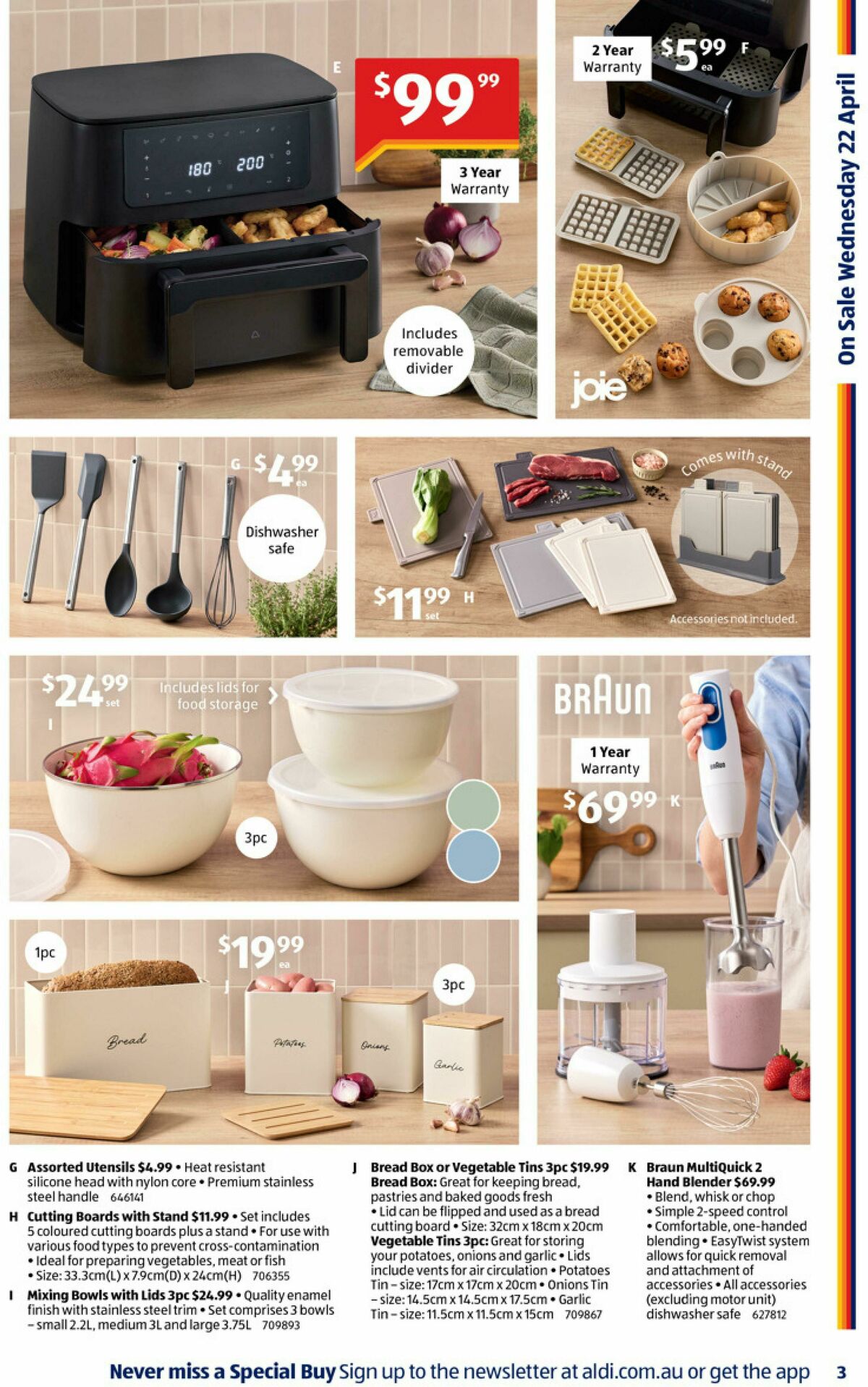 ALDI Catalogues from 22 April