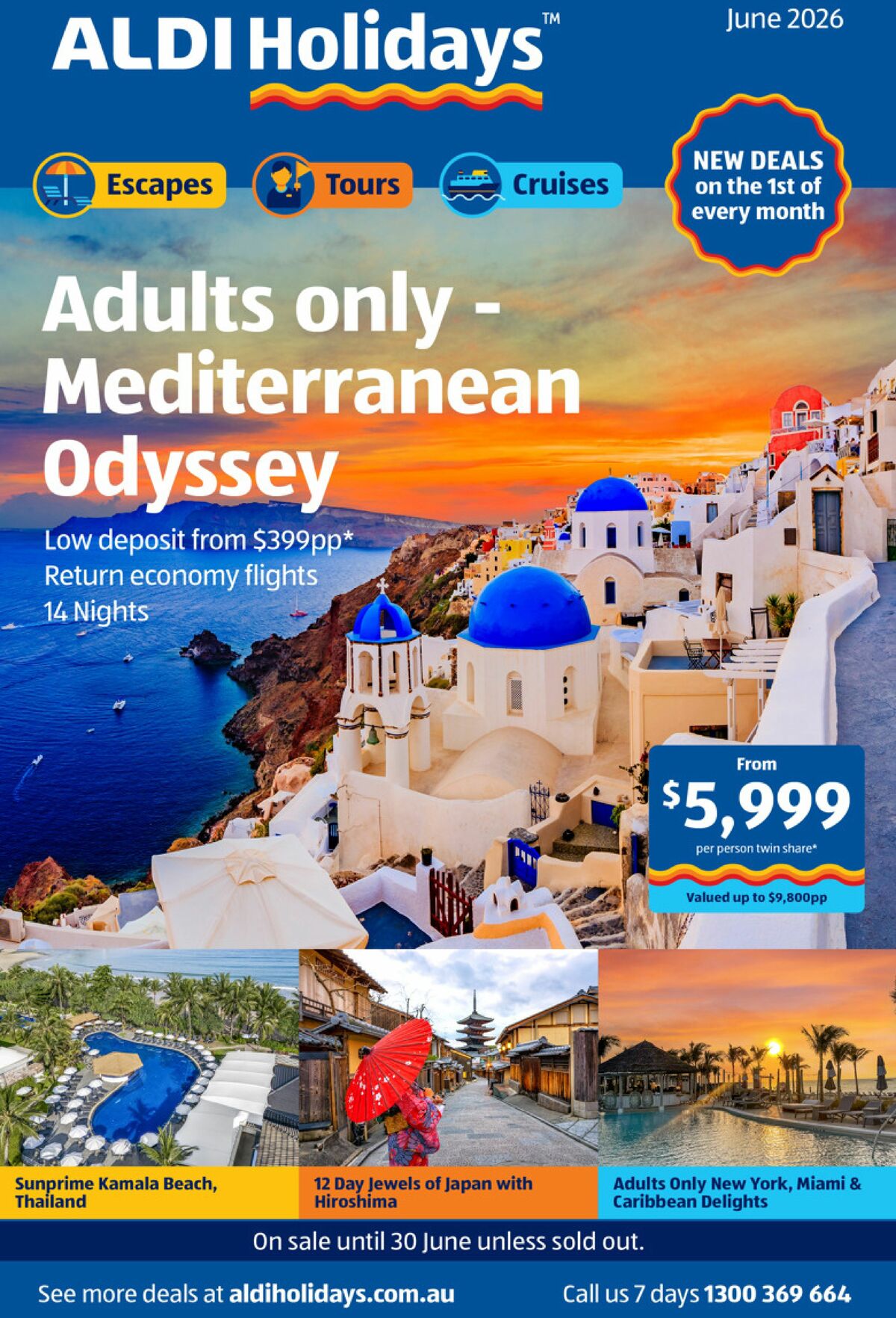 ALDI Holidays Catalogues from 1 June
