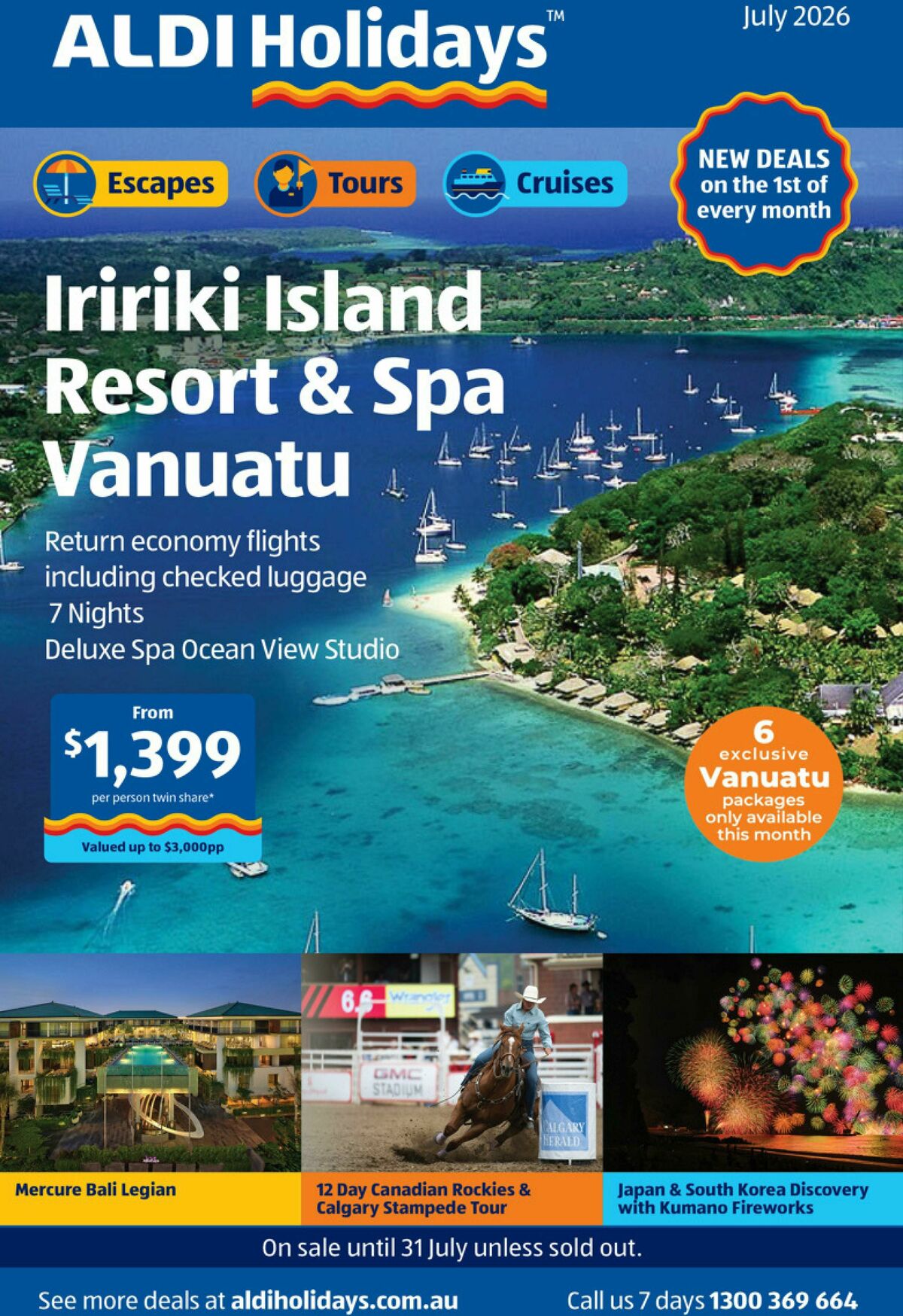 ALDI Holidays Catalogues from 1 July