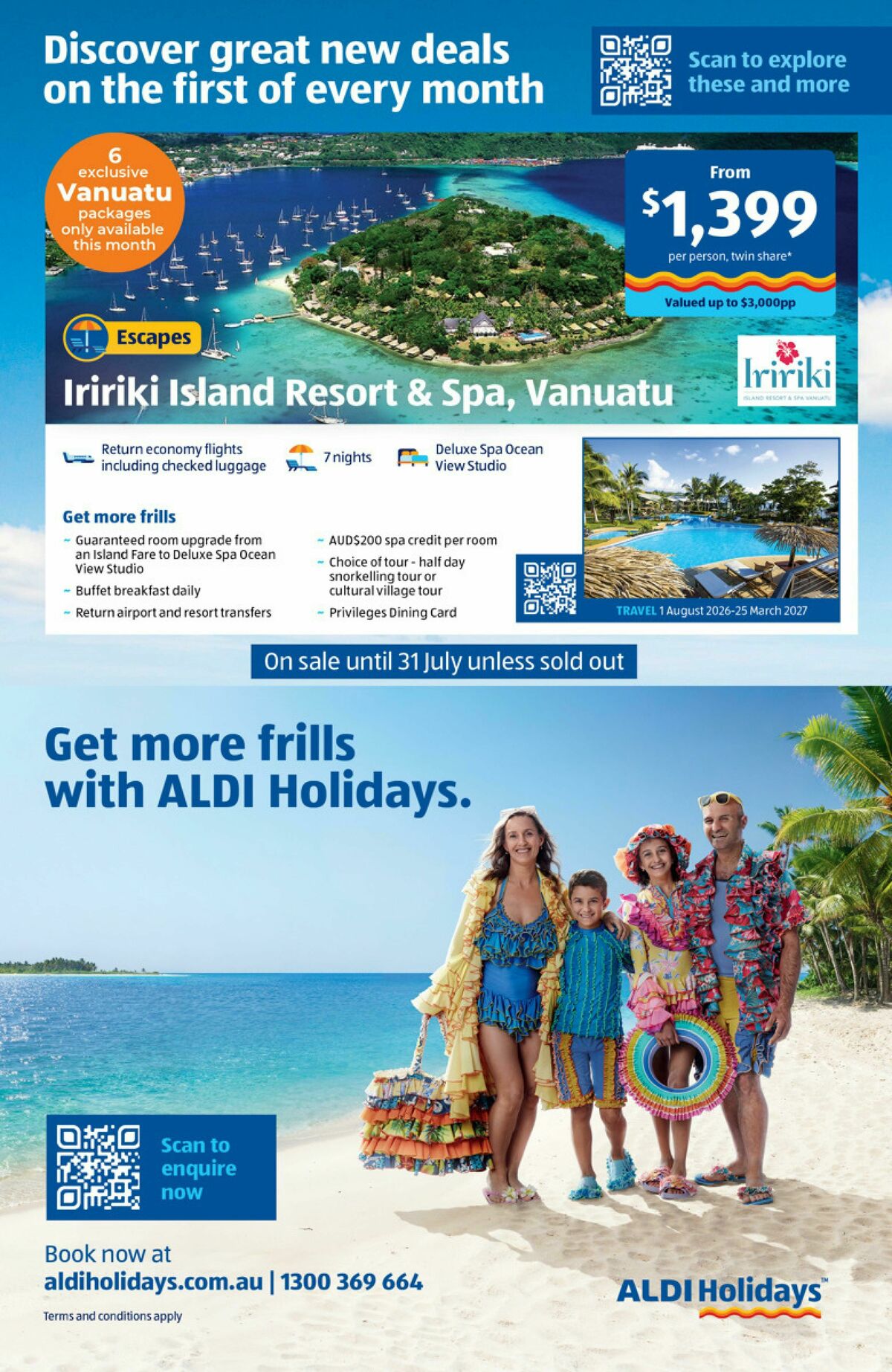 ALDI Holidays Catalogues from 1 July