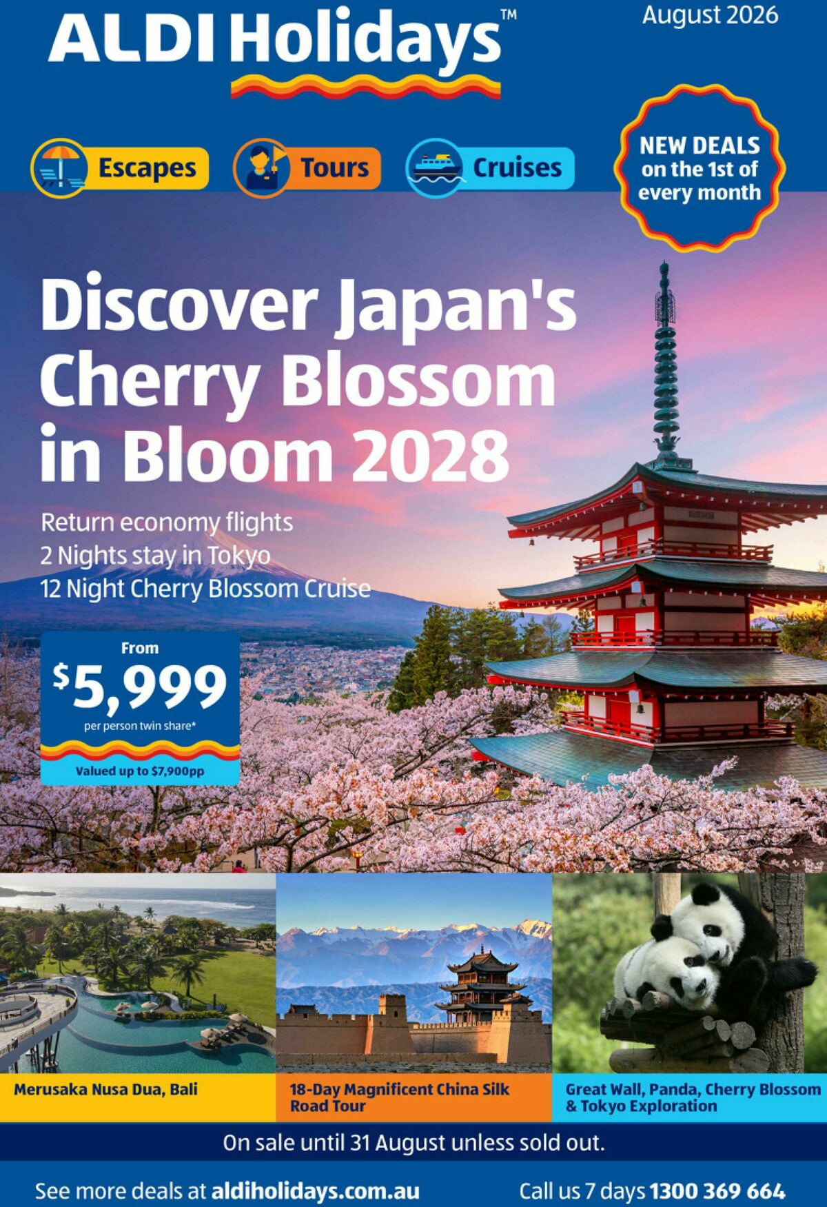 ALDI Holidays Catalogues from 12 August