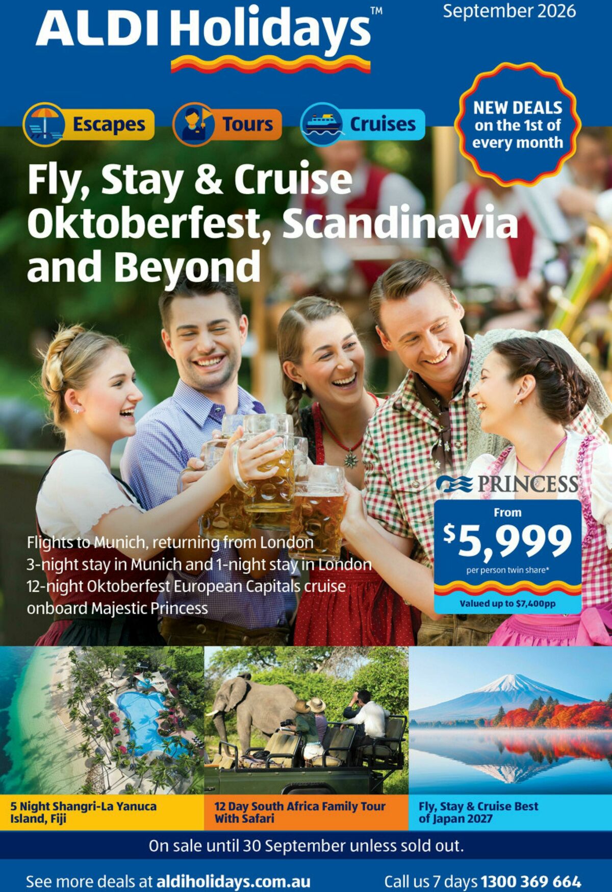 ALDI Holidays September Catalogues from 1 September