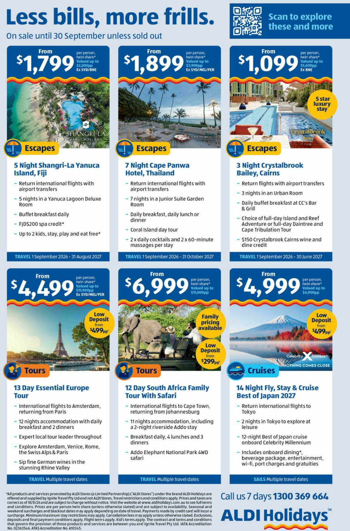 ALDI Holidays September Catalogues from 1 September
