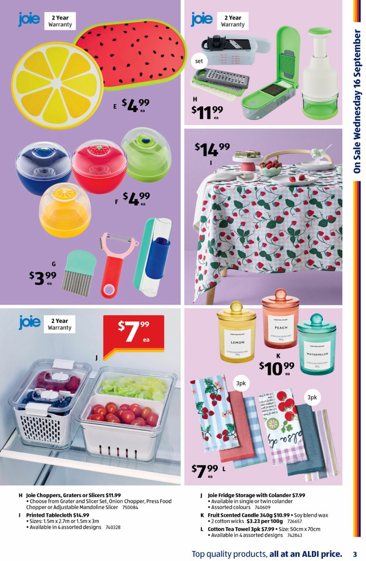 ALDI Catalogues from 16 September