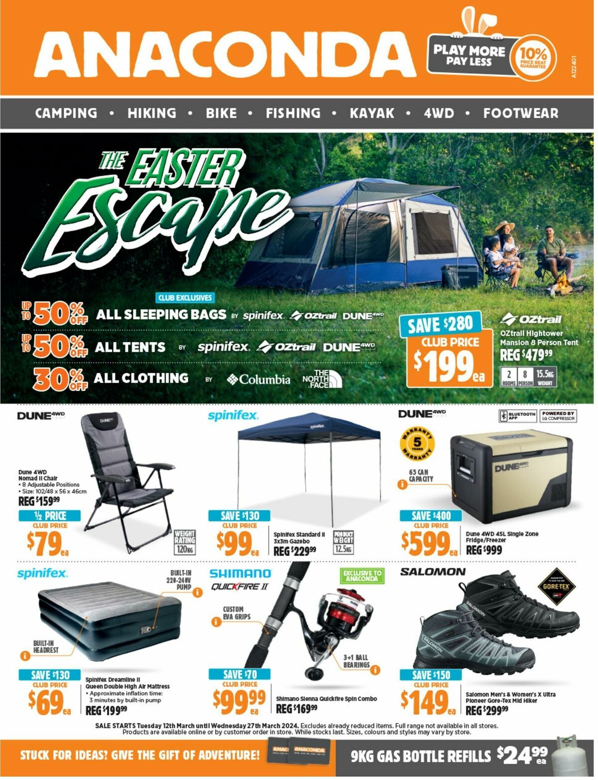 Anaconda Catalogues from 12 March