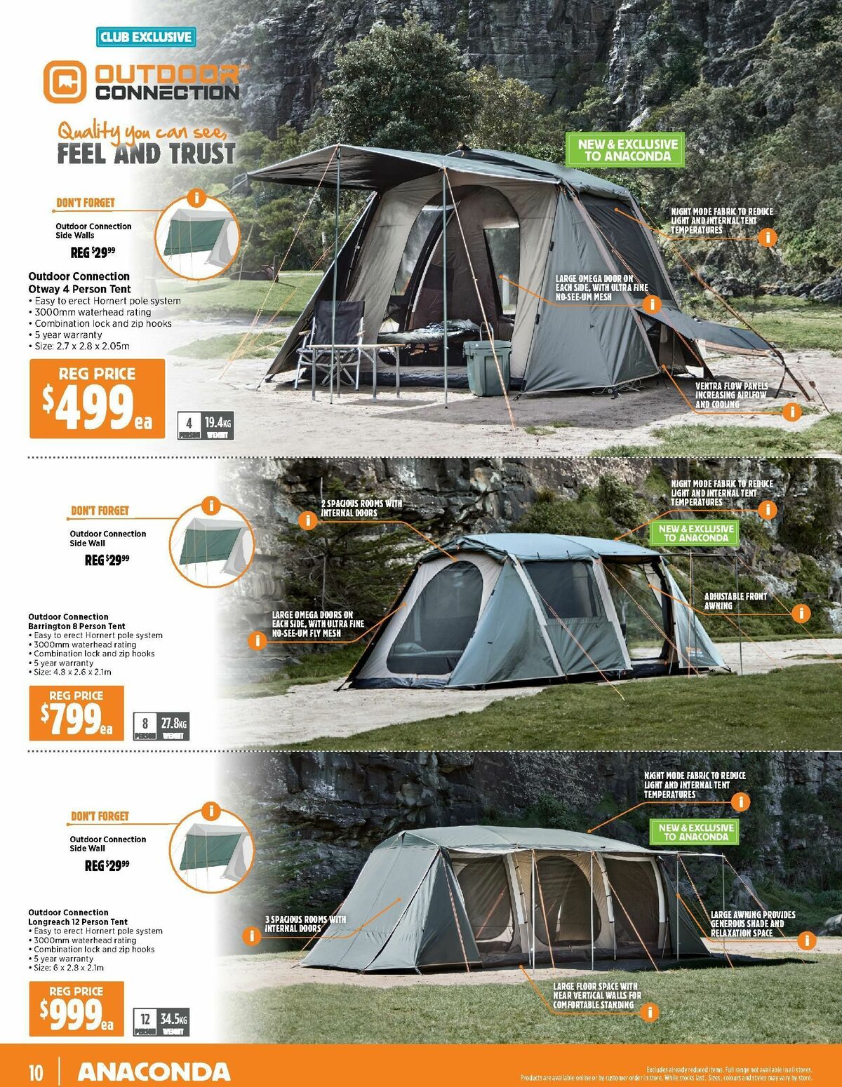 Anaconda Catalogues from 3 December