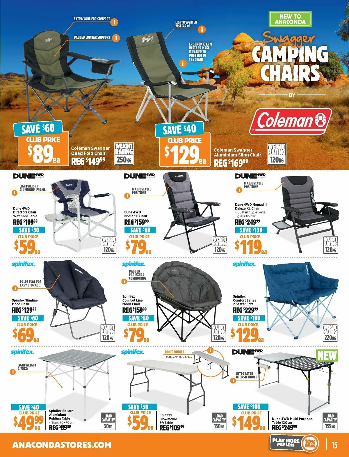 Anaconda Catalogues from 3 December