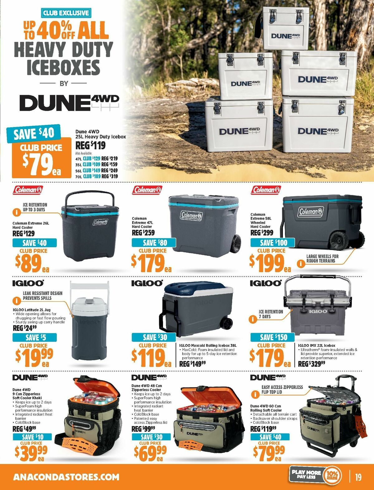 Anaconda Catalogues from 3 December