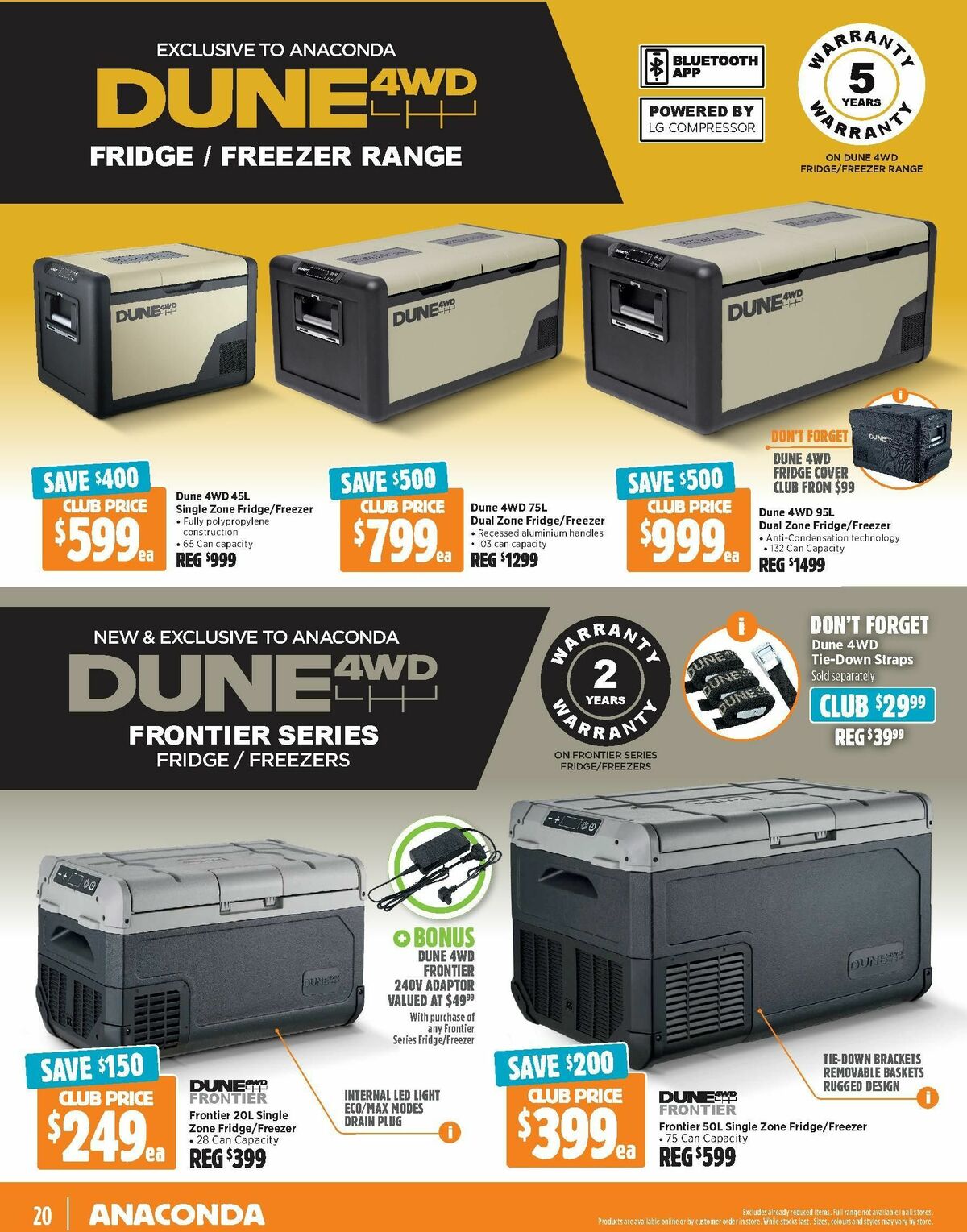 Anaconda Catalogues from 3 December