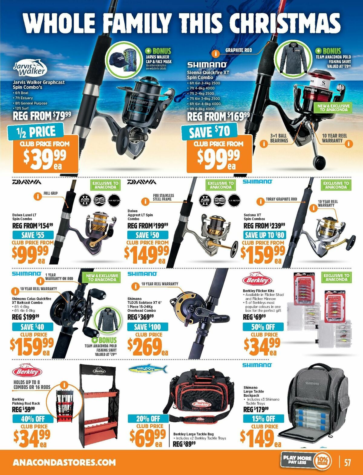 Anaconda Catalogues from 3 December