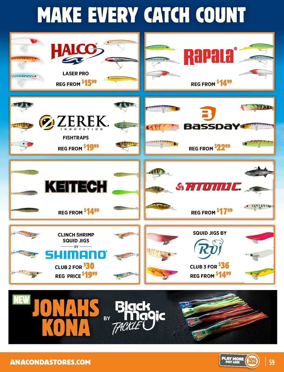 Anaconda Catalogues from 3 December