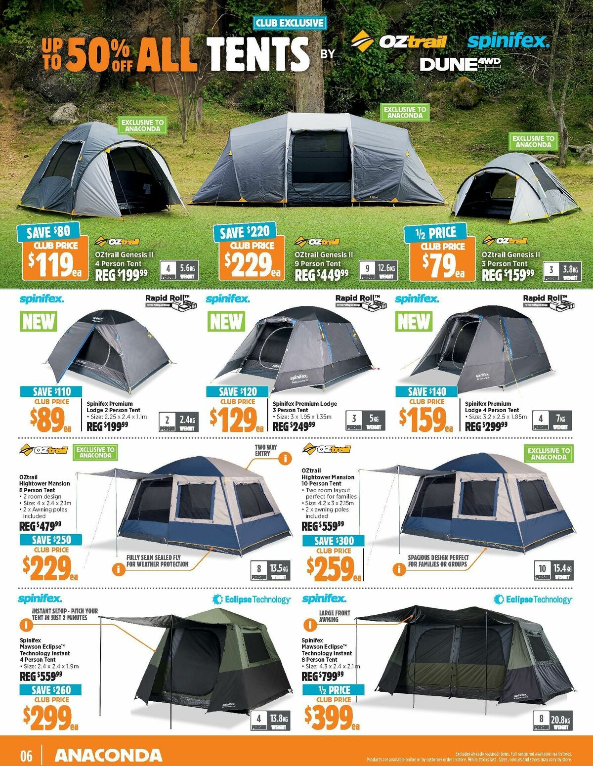 Anaconda Catalogues from 3 December